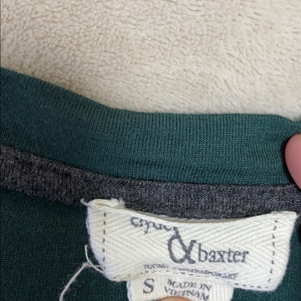 Dark green basic top - Picture 2 of 2
